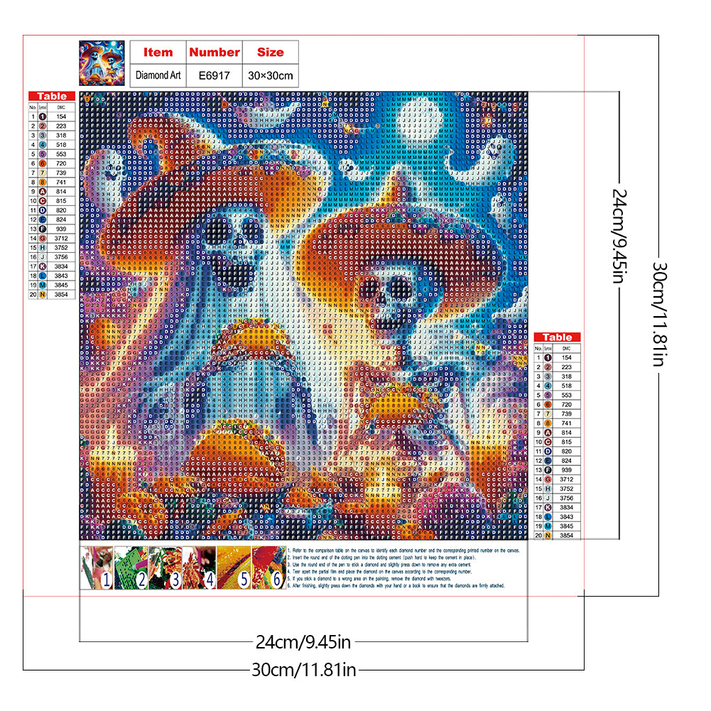 Halloween Atmosphere - Full Round Drill Diamond Painting 40*40CM