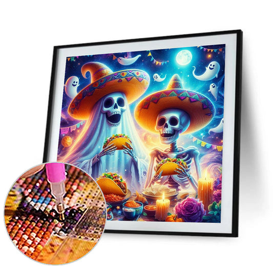 Halloween Atmosphere - Full Round Drill Diamond Painting 40*40CM