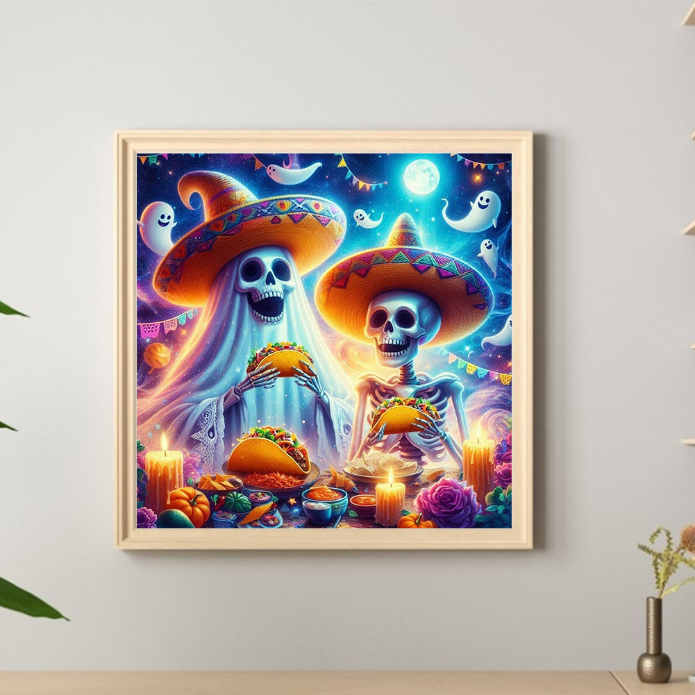 Halloween Atmosphere - Full Round Drill Diamond Painting 40*40CM