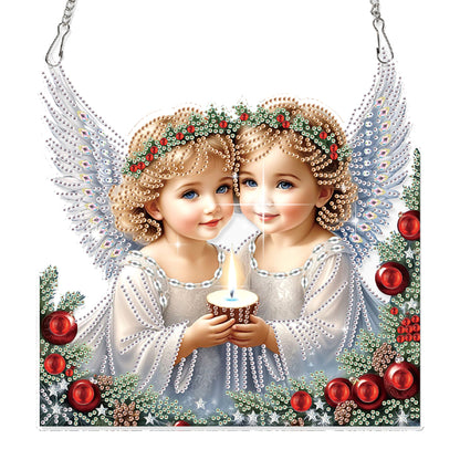 Angel 2D Flat DIY Diamond Art Pendant Diamond Painting Set Home Wall Decoration Christmas