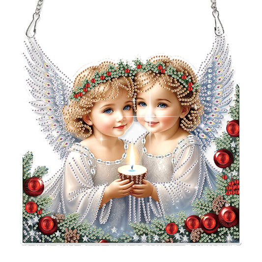 Angel 2D Flat DIY Diamond Art Pendant Diamond Painting Set Home Wall Decoration Christmas