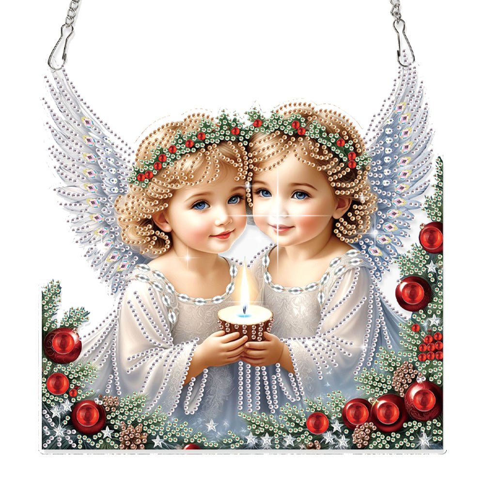 Angel 2D Flat DIY Diamond Art Pendant Diamond Painting Set Home Wall Decoration