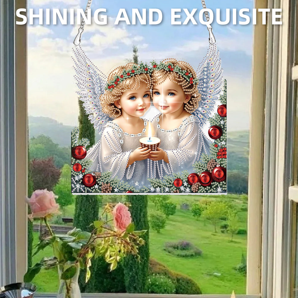 Angel 2D Flat DIY Diamond Art Pendant Diamond Painting Set Home Wall Decoration