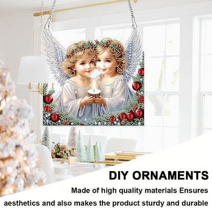 Angel 2D Flat DIY Diamond Art Pendant Diamond Painting Set Home Wall Decoration Christmas