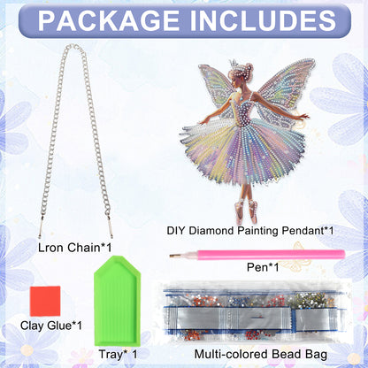 Ballet 2D Flat DIY Diamond Art Pendant Diamond Painting Set Home Wall Decoration