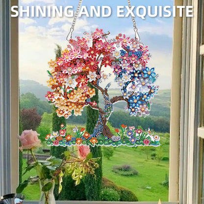 2D Flat DIY Tree of Life Diamond Art Pendant Diamond Painting Set Home Crafts