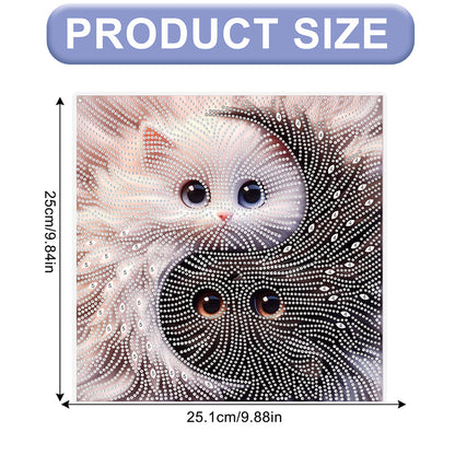 2D Flat DIY Cat Diamond Art Pendant Diamond Painting Set Home Decoration Crafts