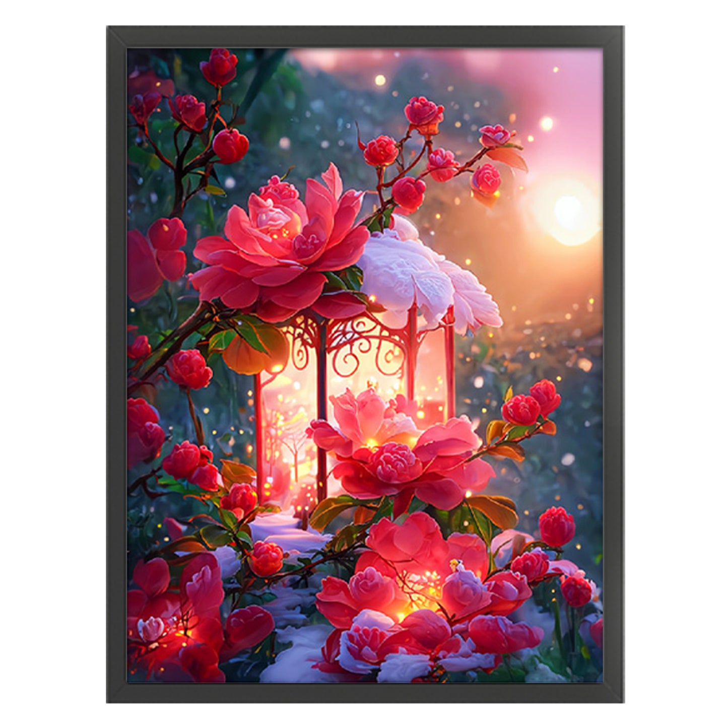 Camellia - 11CT Stamped Cross Stitch 50*68CM (Mona Lisa Brand)
