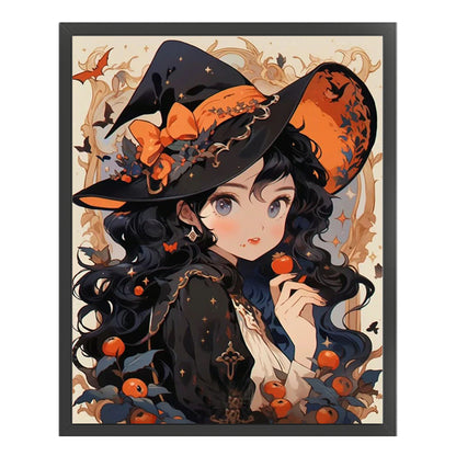 Halloween Witch - 11CT Stamped Cross Stitch 40*50CM