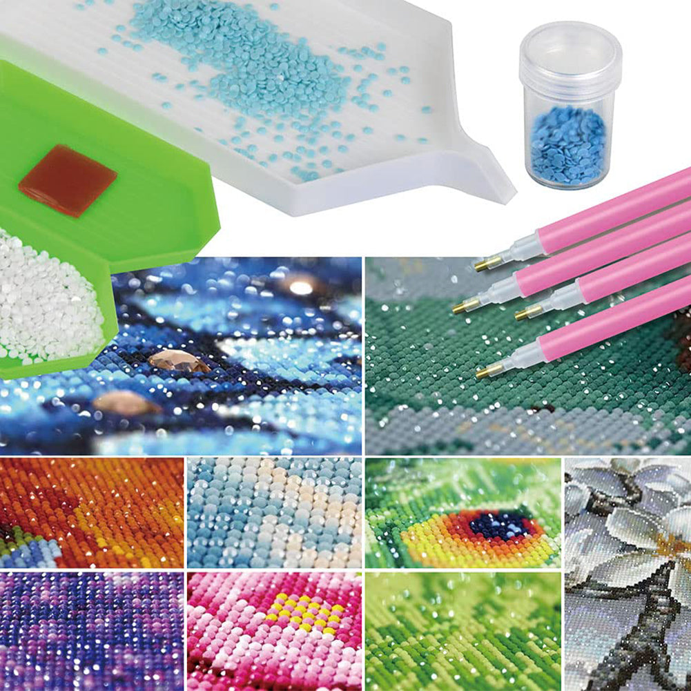 100 Grid Butterfly Diamond Painting Bead Storage Box Bead Bottle Storage Bag