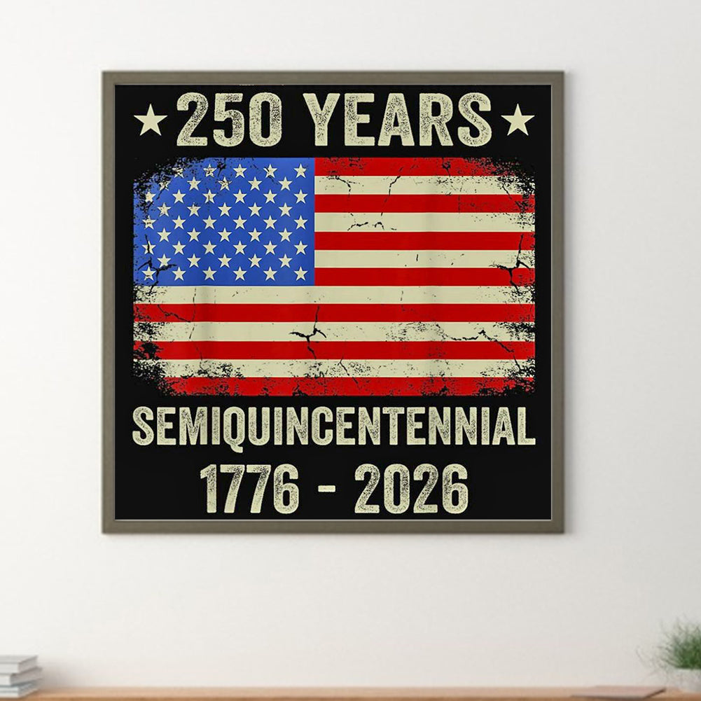 American 250Th Anniversary - Full Round Drill Diamond Painting 40*40CM