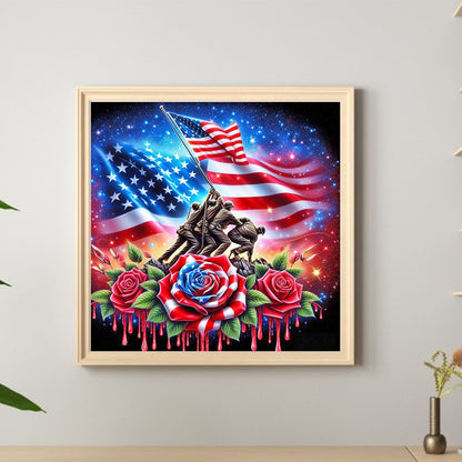 American 250Th Anniversary - Full Round Drill Diamond Painting 40*40CM