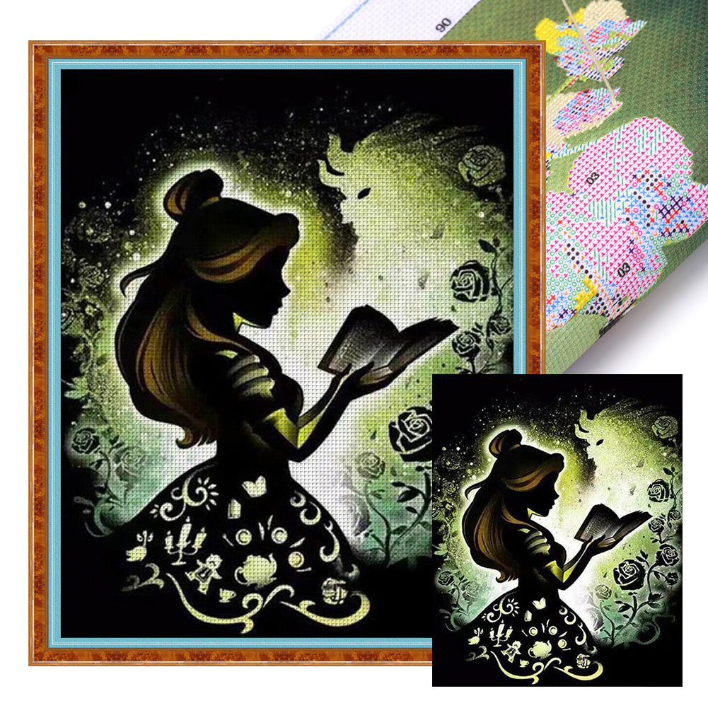Silhouette - Disney Princesses - 11CT Stamped Cross Stitch 40*50CM