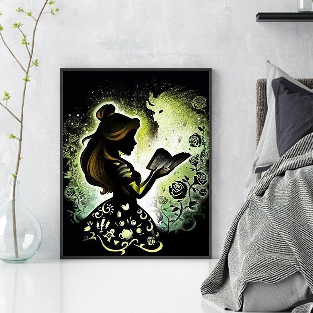 Silhouette - Disney Princesses - 11CT Stamped Cross Stitch 40*50CM