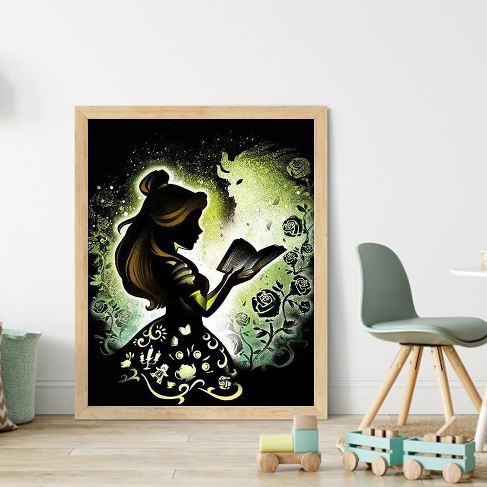 Silhouette - Disney Princesses - 11CT Stamped Cross Stitch 40*50CM