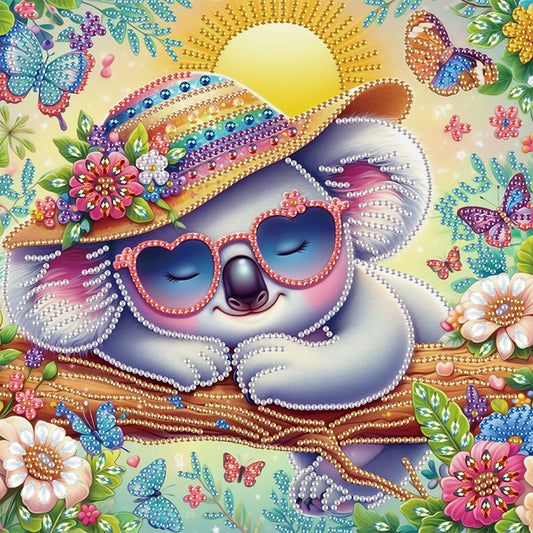 Cartoon Koala - Special Shaped Drill Diamond Painting 30*30CM