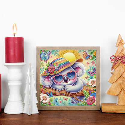 Cartoon Koala - Special Shaped Drill Diamond Painting 30*30CM