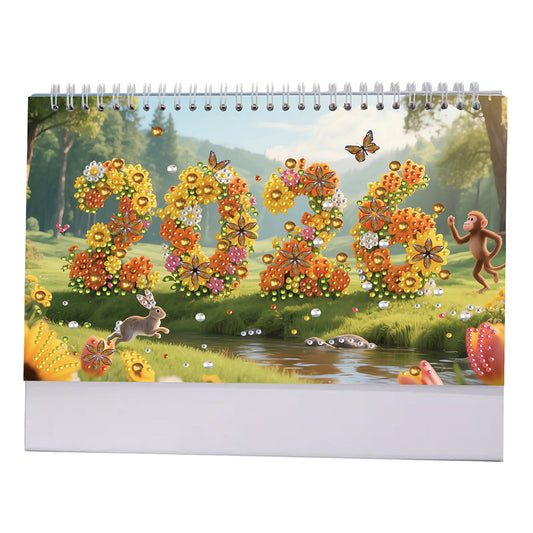 5D/DIY Calendar Crystal Painting Desk Calendars Kit Diamond Painting Calendar