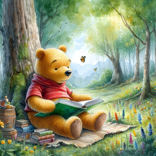 Winnie The Pooh - Full Round Drill Diamond Painting 40*40CM