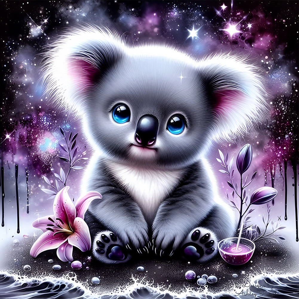 Koala - Full Round Drill Diamond Painting 30*30CM