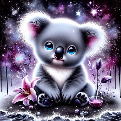 Koala - Full Round Drill Diamond Painting 30*30CM