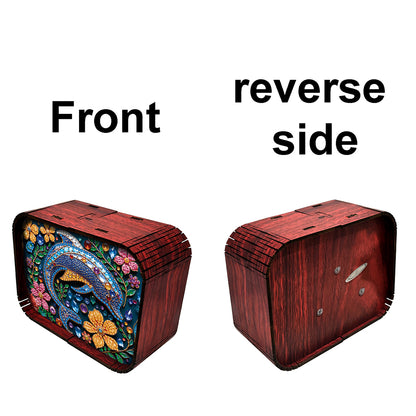 1pc Dolphin Wooden Music Box Diamond Painting Art Kit Unique Gift for Christmas