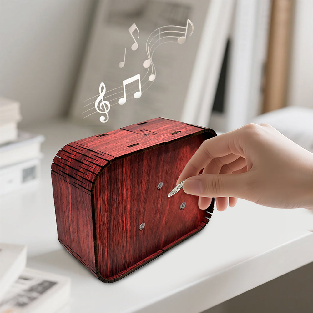 1pc Butterfly Wooden Music Box Diamond Painting Art Kit Gift for Christmas