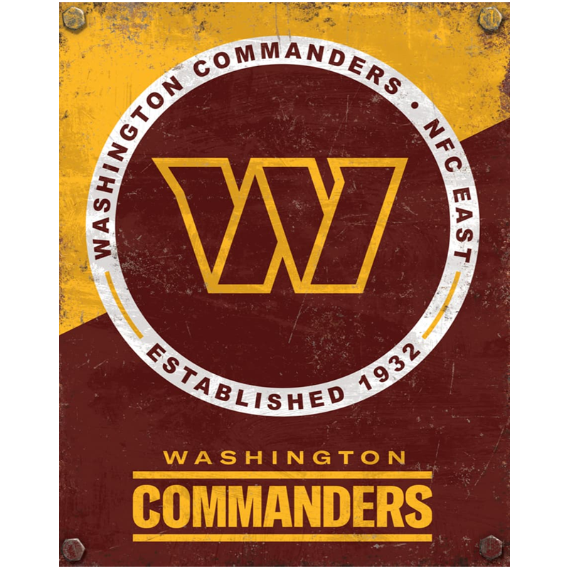 Washington Commander Nfc - Full Round Drill Diamond Painting 40*50CM