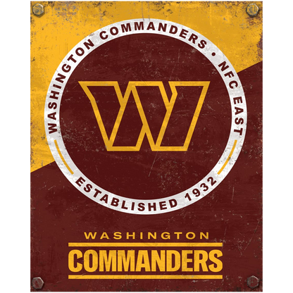 Washington Commander Nfc - Full Round Drill Diamond Painting 40*50CM