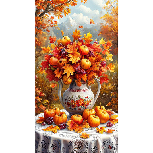 Autumn Bouquets - Full Round Drill Diamond Painting 40*70CM