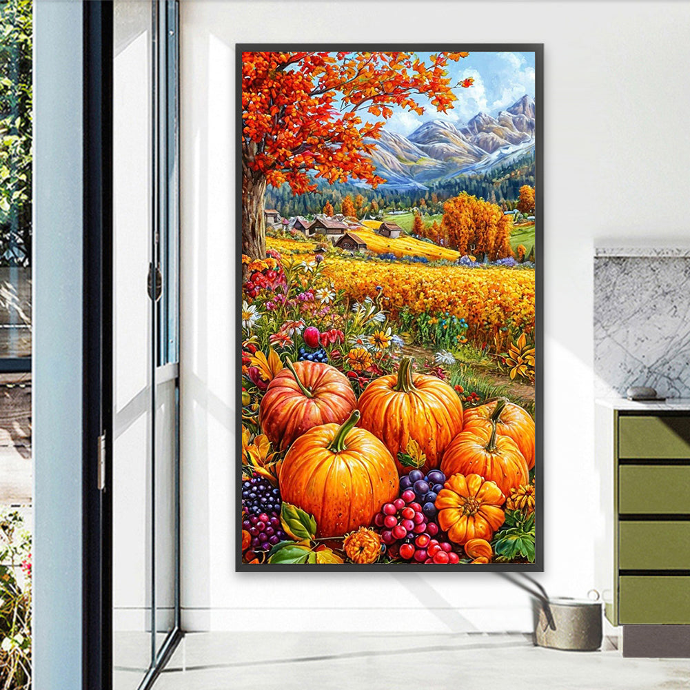 Autumn Harvest - Full Round Drill Diamond Painting 40*70CM