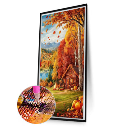 Autumn Atmosphere - Full Round Drill Diamond Painting 40*70CM
