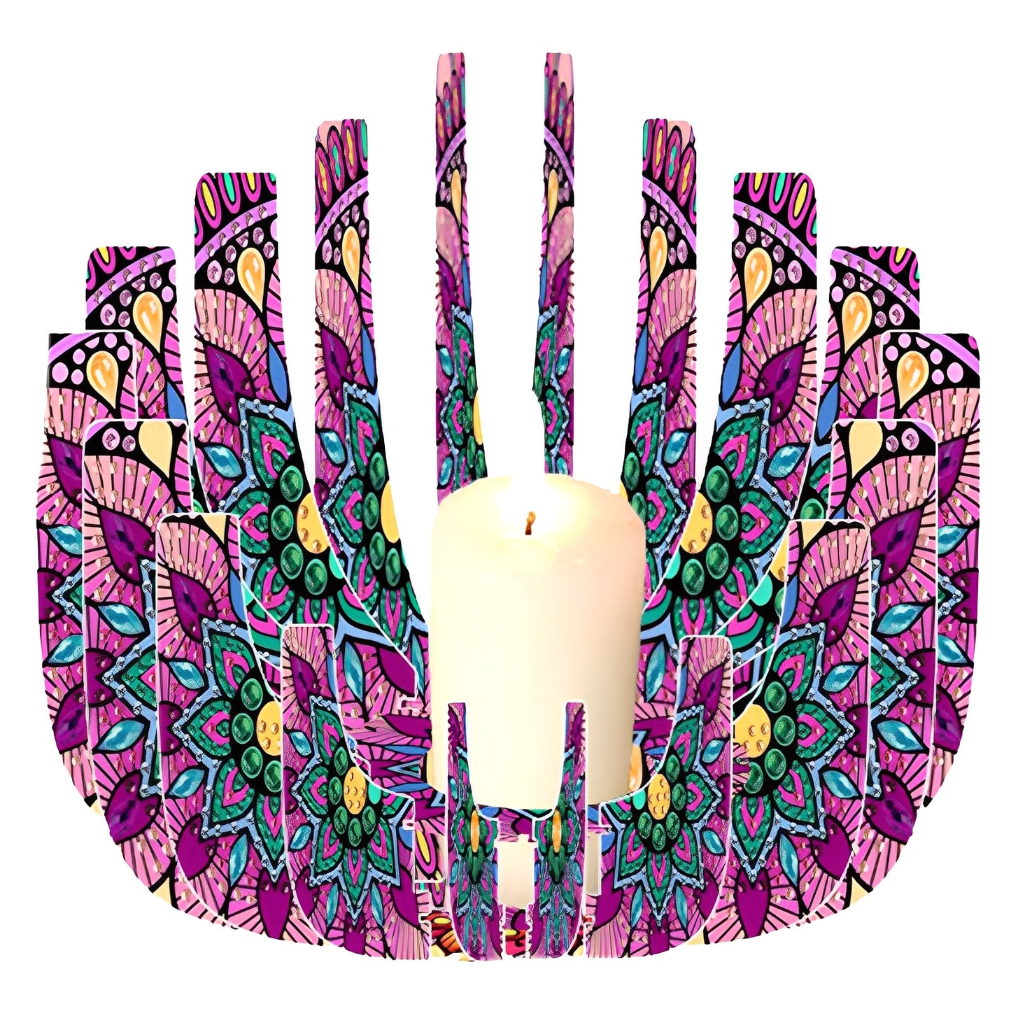 DIY Diamond Art Painting Kits of Candle Holder for Aromatherapy Home Decor