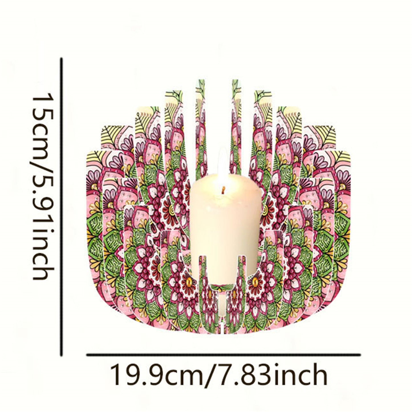 DIY Diamond Art Painting Kits of Candle Holder for Aromatherapy Home Decor