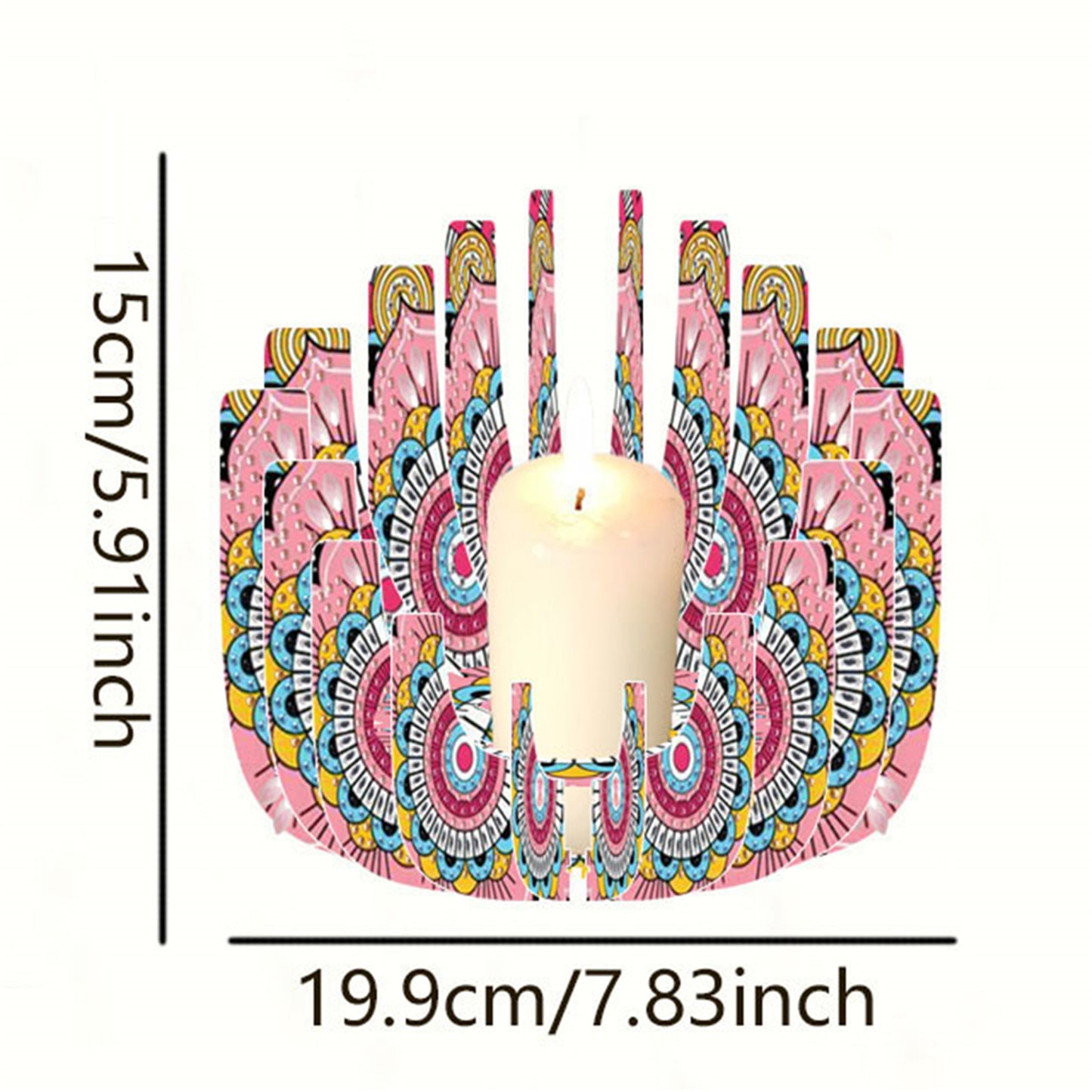 DIY Diamond Art Painting Kits of Candle Holder for Aromatherapy Home Decor