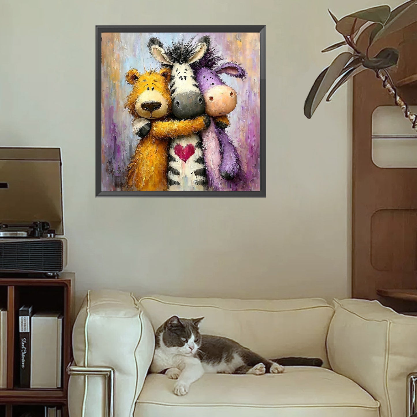 Cute Zebra - Full Square Drill Diamond Painting 30*30CM