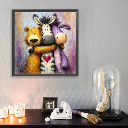 Cute Zebra - Full Square Drill Diamond Painting 30*30CM