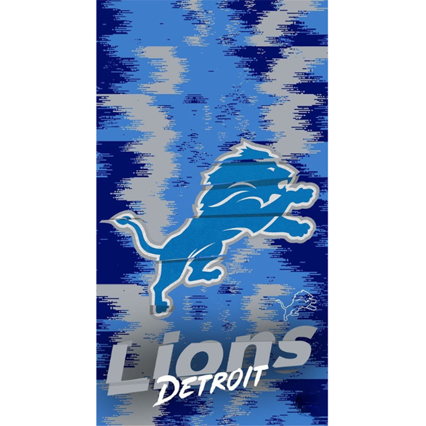 Detroit Lions - Full Round Drill Diamond Painting 30*55CM