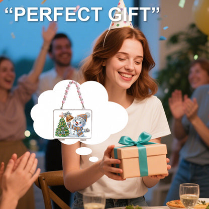 DIY Diamond Painting Bead Storage Bag Rhinestones Jewelry Case (Christmas Tree)