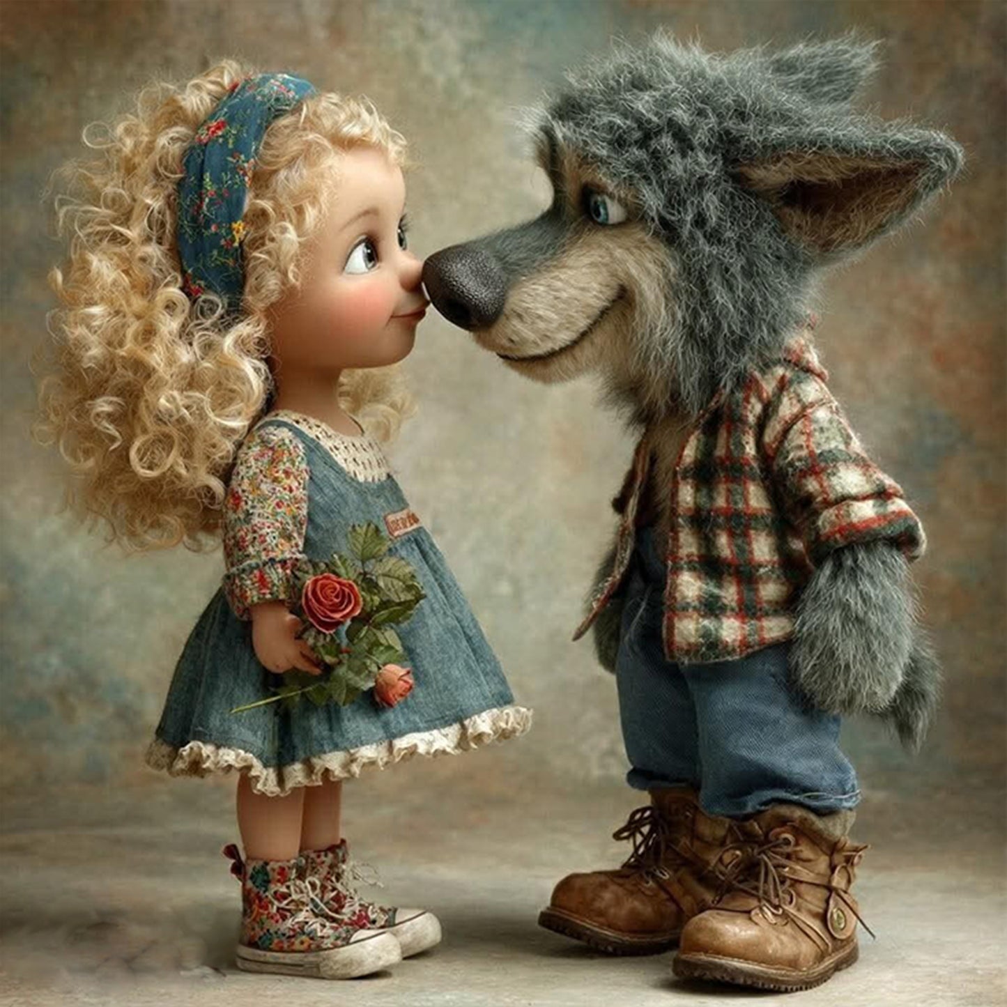 Funny Little Girl - Full Square Drill Diamond Painting 40*40CM