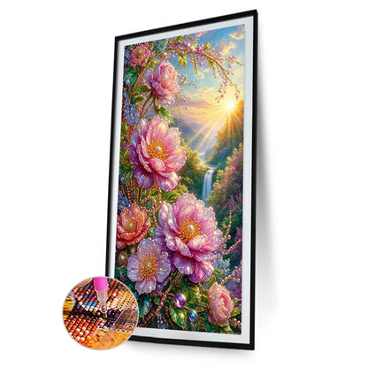 Flowers - Full Round Drill Diamond Painting 40*70CM