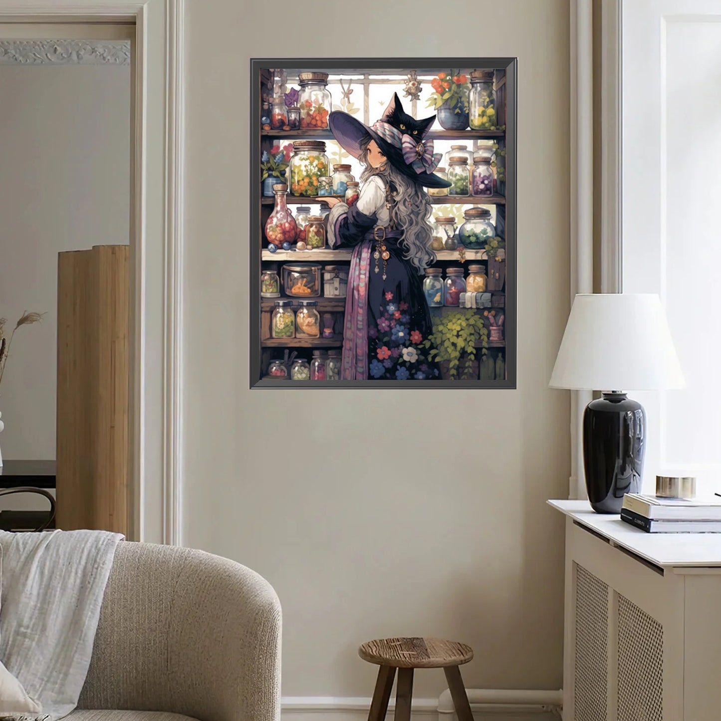 Magic Witch - Full Square Drill Diamond Painting 40*50CM