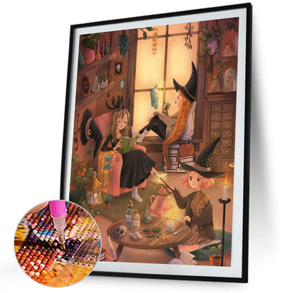 Magic Witch - Full Square Drill Diamond Painting 40*50CM
