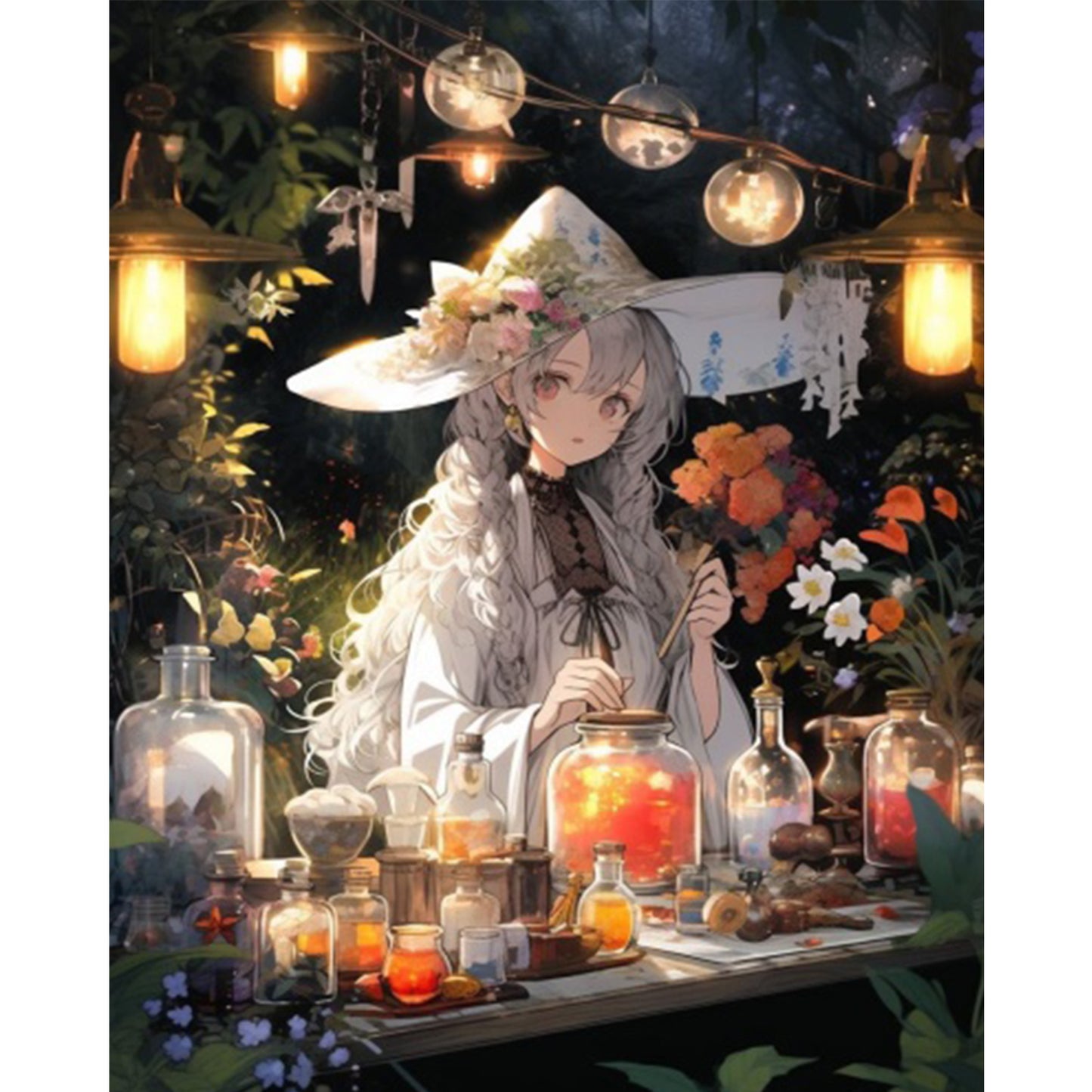 Magic Witch - Full Square Drill Diamond Painting 40*50CM