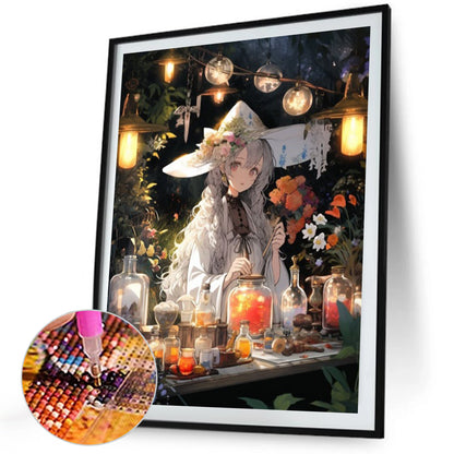 Magic Witch - Full Square Drill Diamond Painting 40*50CM