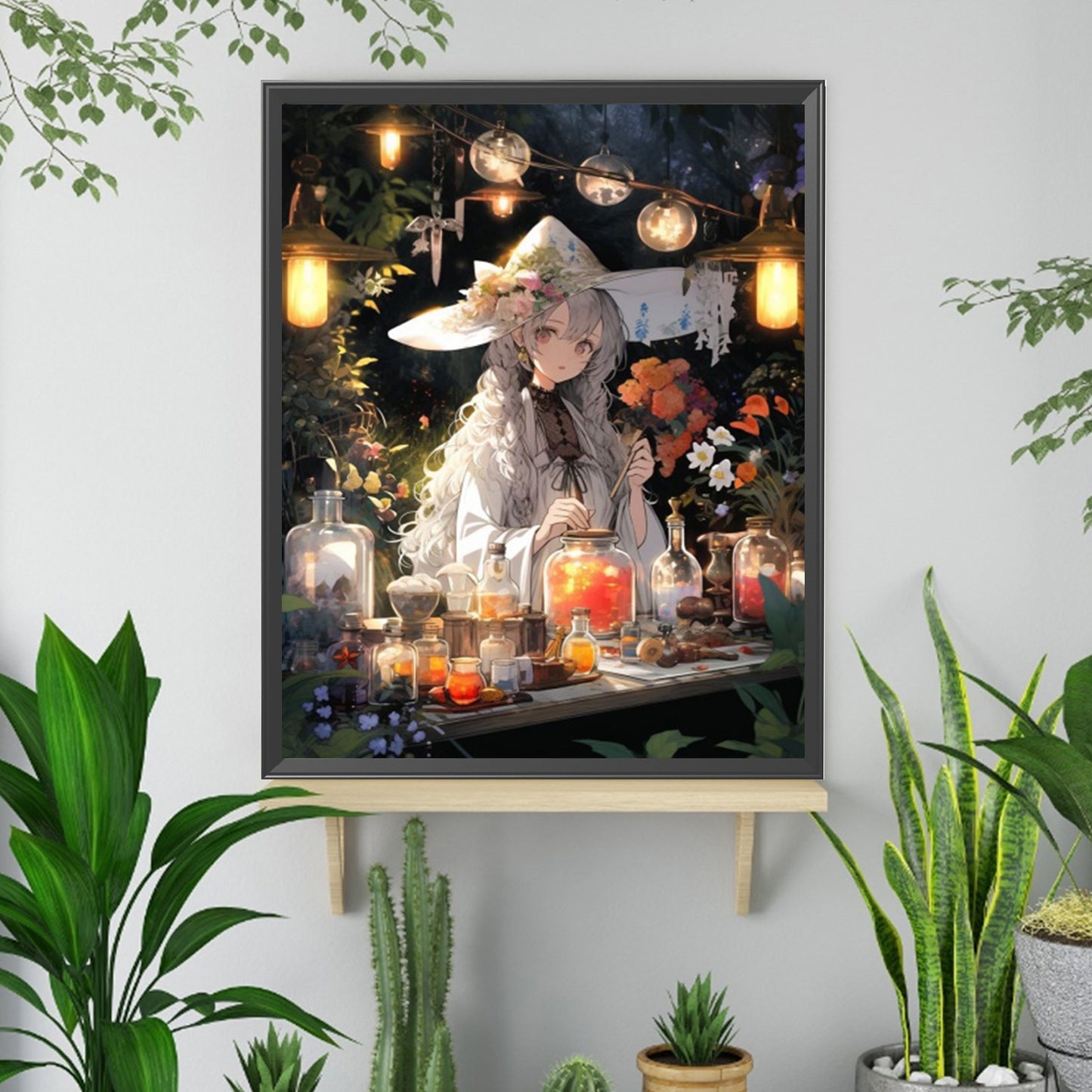 Magic Witch - Full Square Drill Diamond Painting 40*50CM