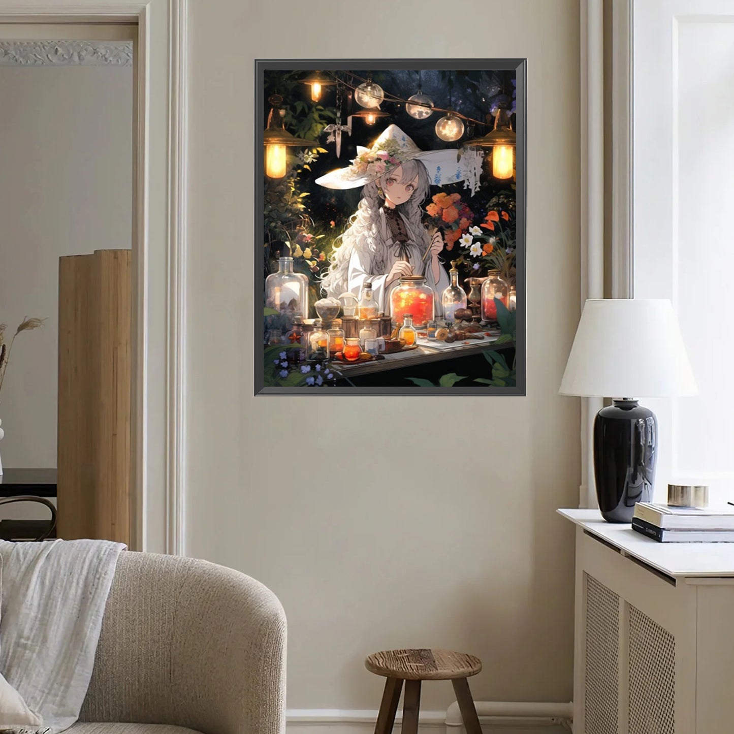 Magic Witch - Full Square Drill Diamond Painting 40*50CM