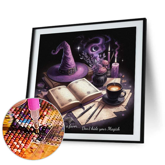 Magic Witch - Full Round Drill Diamond Painting 40*40CM