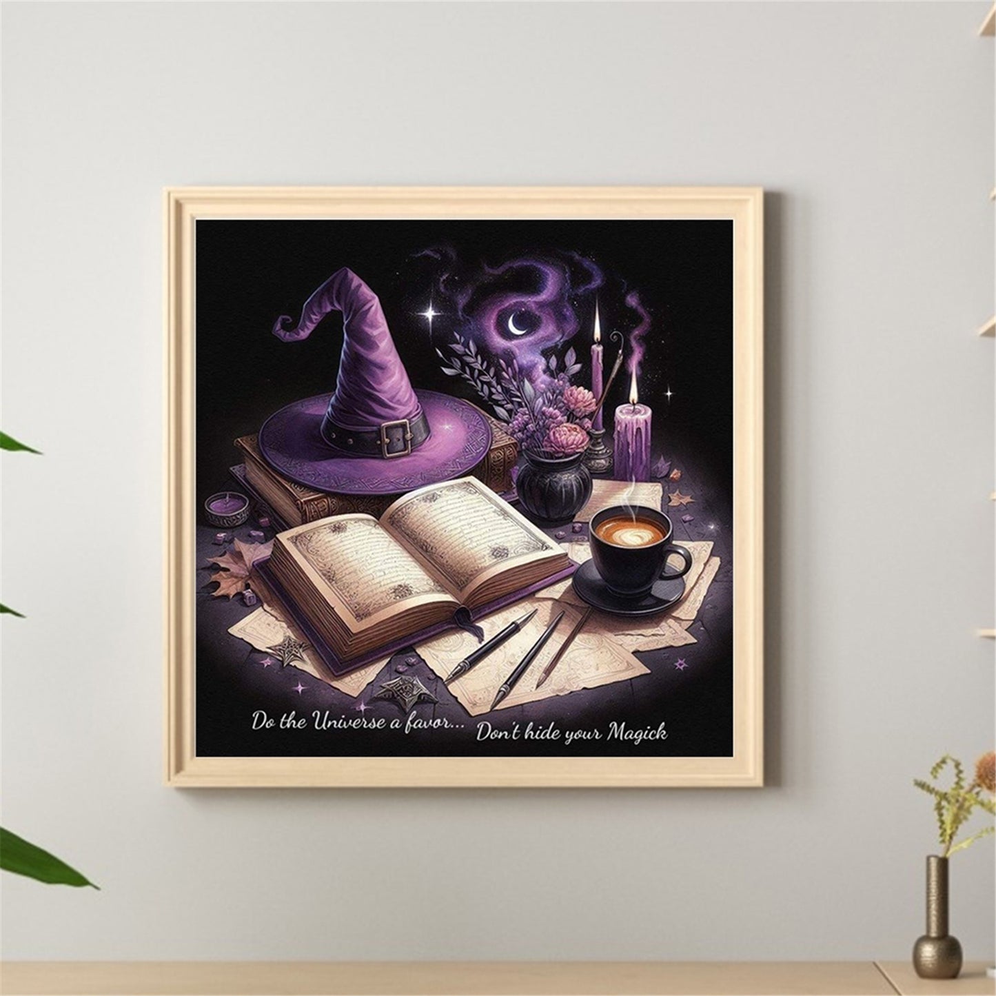 Magic Witch - Full Round Drill Diamond Painting 40*40CM