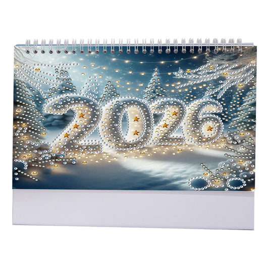 5D/DIY Diamond Painting Calendar Kit Partial Drill Diamond Art Paper Calendar